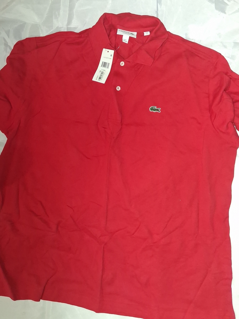Lacoste Men's Red Classic Pique Polo Shirt